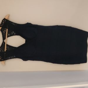 Navy blue cocktail dress, size: 8